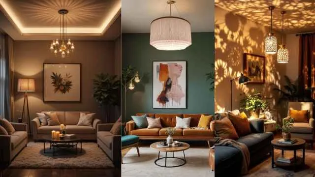 आकर्षक डिजाइन वाले Ceiling Lamps के साथ रोशन कीजिए अपना Living Room