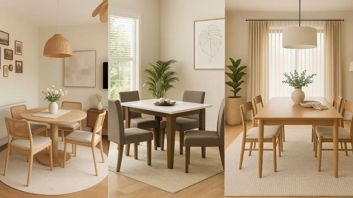 4 सीटर वाले डाइनिंग टेबल 