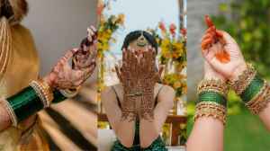 मेहंदी फंक्शन में पहनने के लिए ग्रीन बैंगल्स के सुंदर विकल्प