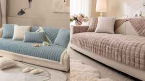 देखिए ट्रेंडी क्विलटेड सोफा कवर के कुछ बेहतरीन विकल्प