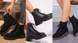 यहां देखें महिलाओं के लिए आरामदायक काले रंग के बूट्स के विकल्प