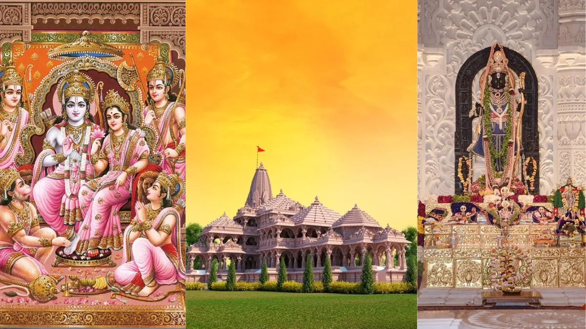 Ram Mandir Dhwajarohan के लिए राम दरबार