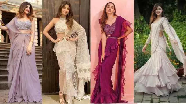 Indo Western Saree: पारंपरिक लुक में लगाएं मॉडर्न स्टाइल का तड़का!