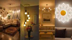 लिविंग रूम के लिए देखिए सुंदर डेकोरेटिव लाइट के विकल्प