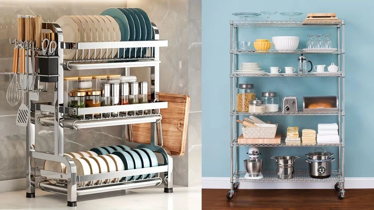 Kitchen Rack Steel Stand