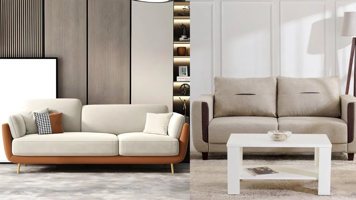 नए डिजाइन वाले ट्रेंडी सोफा सेट