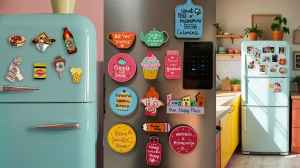 फ्रिज मैग्नेट के साथ सजाएं अपना रेफ्रिजरेटर।
