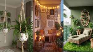 बालकनी गार्डन के लिए वॉल हैंगिंग डेकोर, आपके छोटे से स्पेस को बड़ा और खूबसूरत बनाने का आसान तरीका