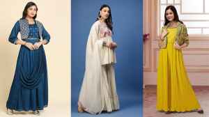 Trendy Indo Western Dresses for Festive and Party Wear