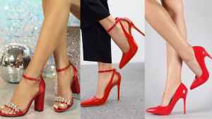 लाल रंग के हील्स के देखें विकल्प
