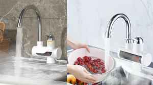 किचन में लगाएं टैप हीटर और पाएं तुरंत गरम पानी