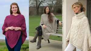 महिलाओं के लिए वुलेन पोंचो का खास कलेक्शन