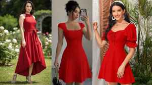 The 5 Trendiest Red Dresses for Your Christmas Eve Party
