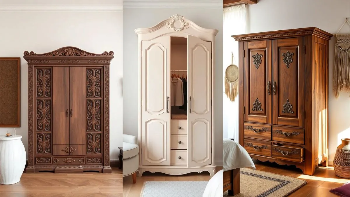 लकड़ी की अलमारी