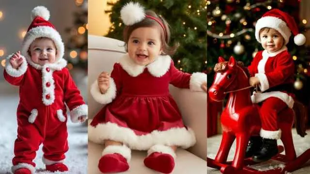 इन Santa Claus Dress के साथ, आपके बच्चे दिखेंगे प्यारे-प्यारे!