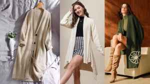 महिलाओं के लिए लंबे Woolen Cardigan