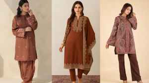 Warm Woolen Kurta Set For Women