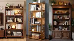 लकड़ी के बुकशेल्फ: आपके घर के लिए 5 आधुनिक डिजाइन