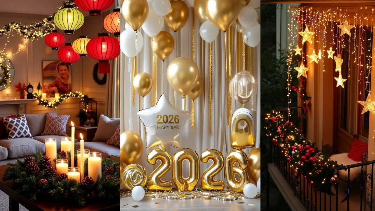 New Year 2026 में घर सजाने के लिए डेकोरेशन आइटम और आइडिया