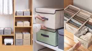 इन Cloth Storage Box में सुंदर तरीके से सजा कर रखें अपने कपड़े