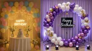 यहां देखिए यूनिक बर्थडे बैलून डेकोरेशन आइडिया
