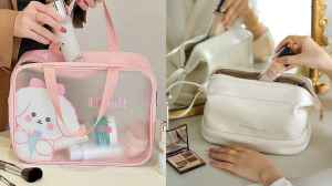 स्टाइलिश मेकअप बैग के विकल्प