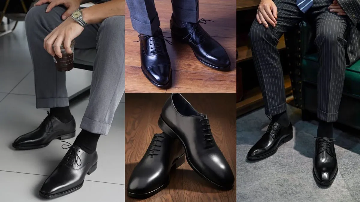 Premium Black Formal Shoes for Men