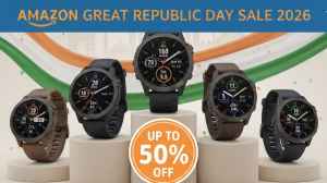 Save Big! Buy Amongst the Top 5 Garmin Watches at Up to 50% Off in the Amazon Great Republic Day Sale 2026