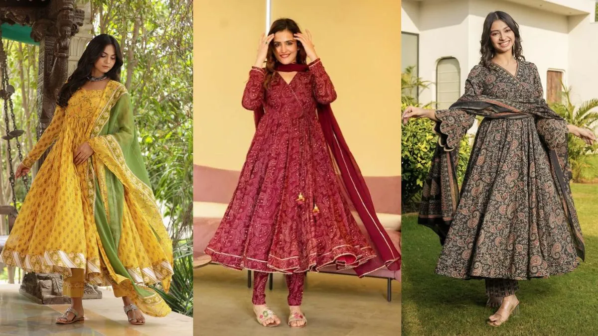हर अवसर पर कॉटन Anarkali Kurta सेट के साथ सवारिए अपना रूप!                                          