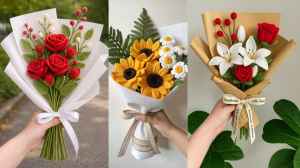 Crochet फ्लावर सेट