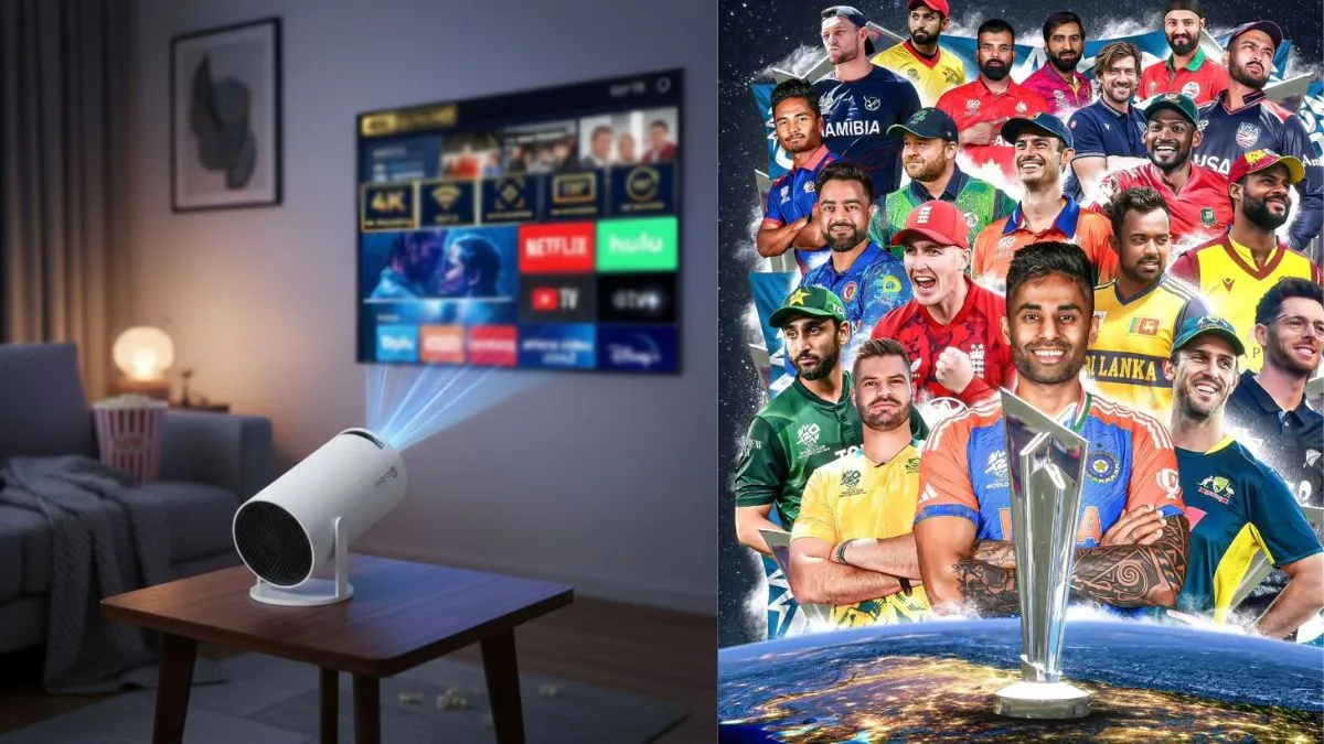 ICC T20 World Cup को बड़ी स्क्रीन पर देखने के लिए बेहतरीन स्मार्ट Projector