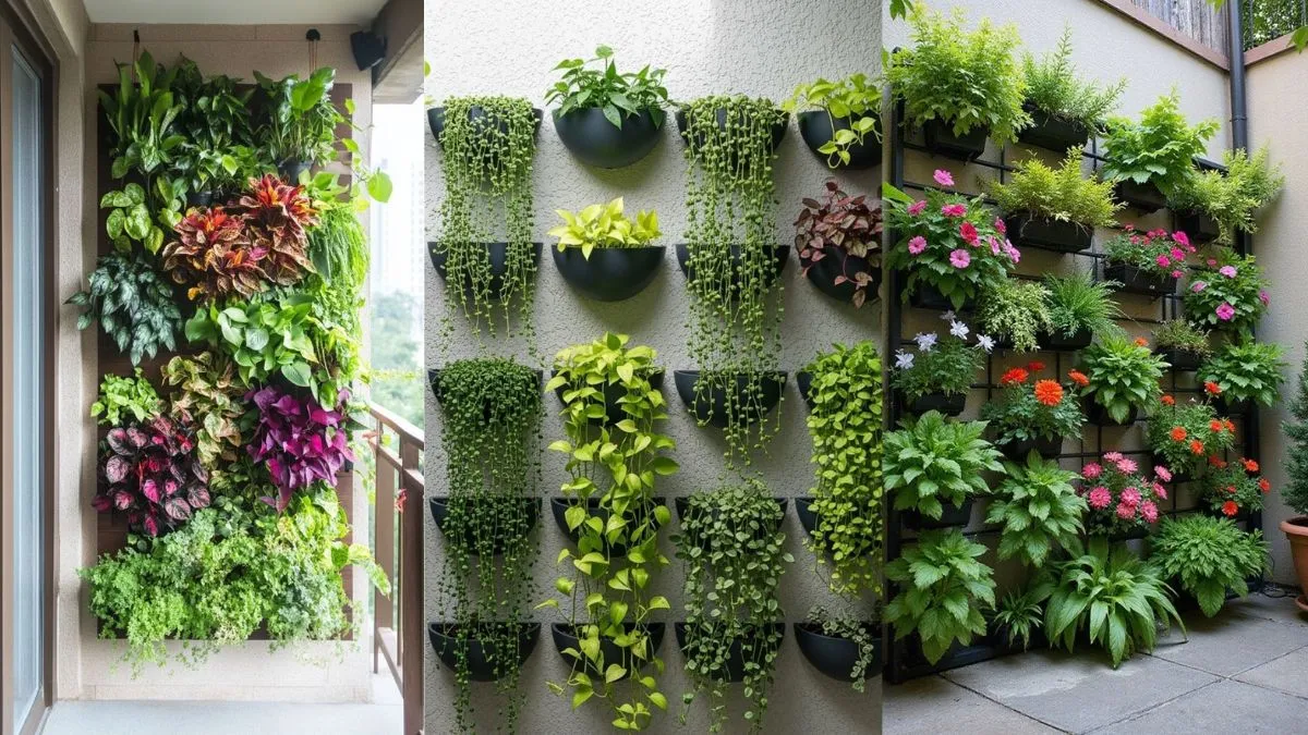 Vertical Garden के लिए प्लांटर्स व स्टैंड