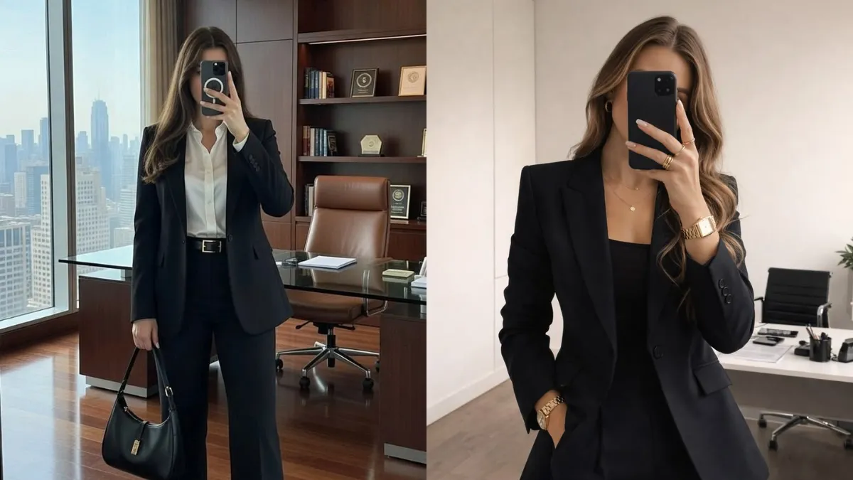 Regular Top Formal Suit Sets For Women