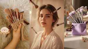 मेकअप ब्रश सेट