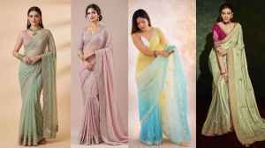  ट्रेंडी पेस्टल रंग की साड़ियों 