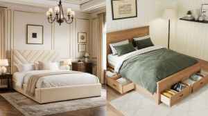 Wooden Bed Design जो मिलेंगे अमेजन पर 