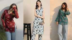 Stylish V-Neck Kurtis