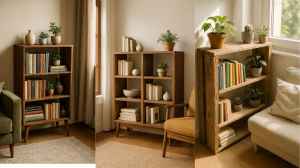यहां देखिए 3 टियर बुकशेल्फ़ के विकल्प
