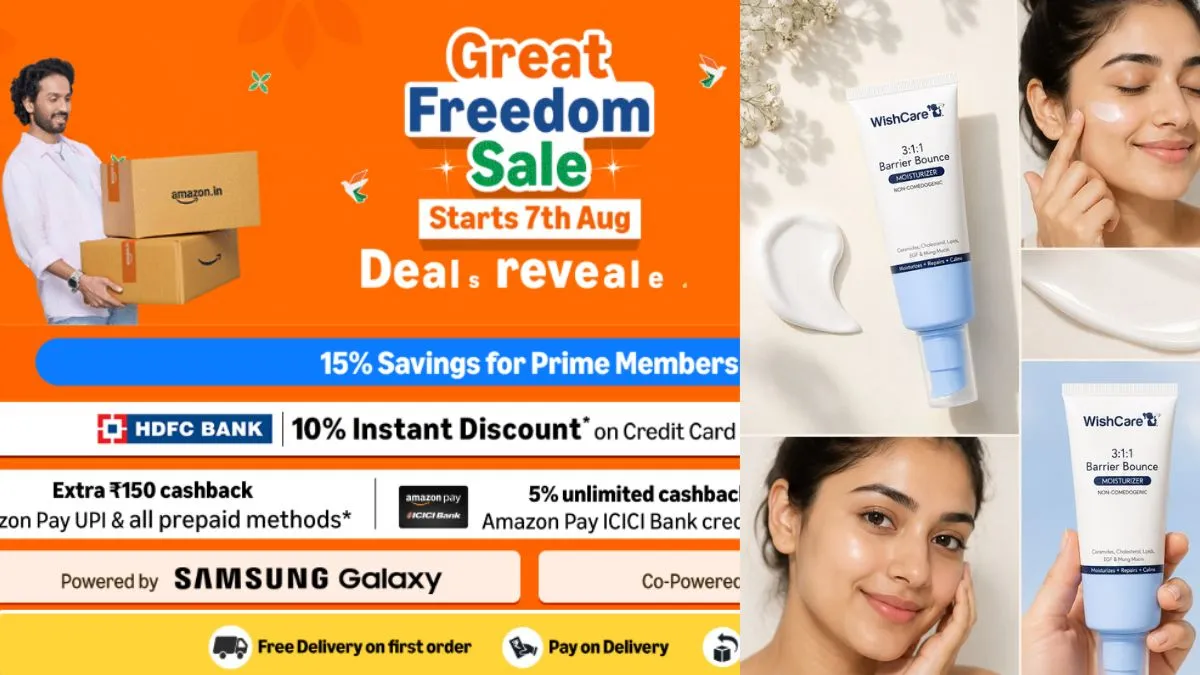 Amazon Great Freedom Sale For WishCare Skincare Products