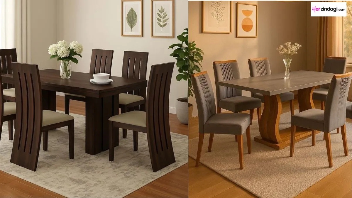 6 Seater Dining Tables on Amazon to Fix Seating Hassles During Gatherings: Top Solid And Stylish Options