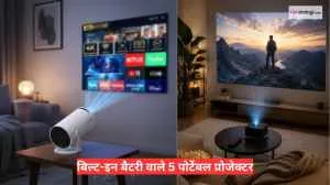 बिल्ट-इन बैटरी वाले पोर्टेबल प्रोडेक्टर
