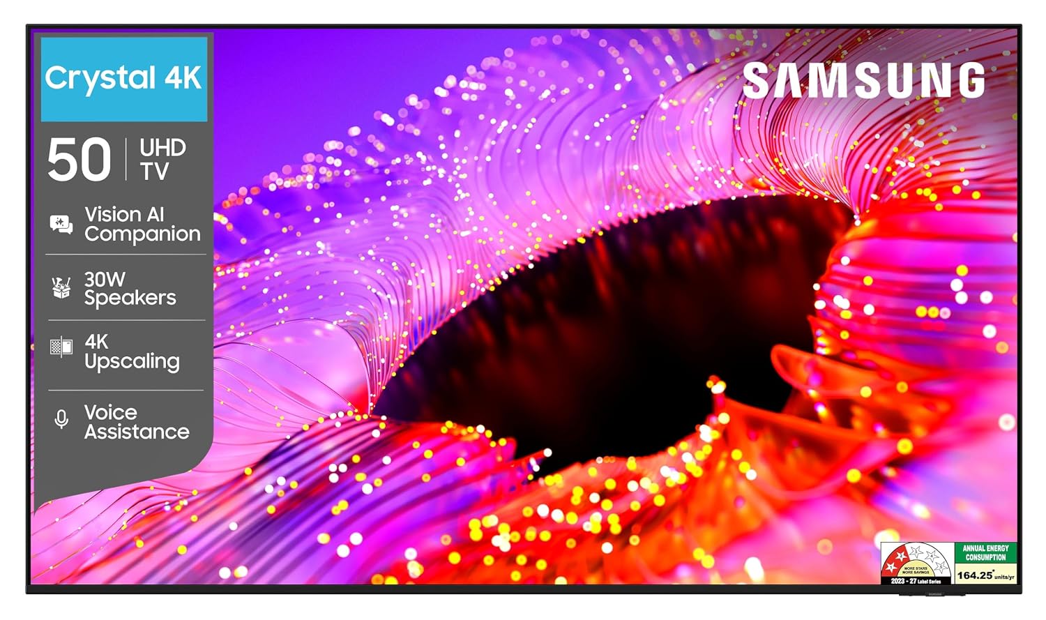 Samsung 50 inches Crystal UHD 4K Samsung Vision AI Smart TV
