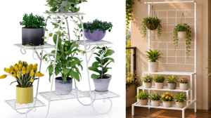 Contemporary Outdoor Plant Stands