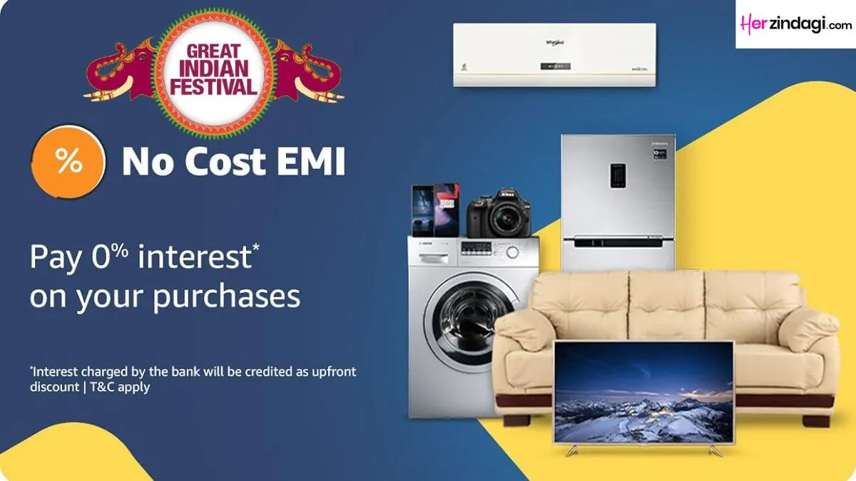 Amazon Great Indian Festival 2026 No-Cost EMI Offers on Appliances