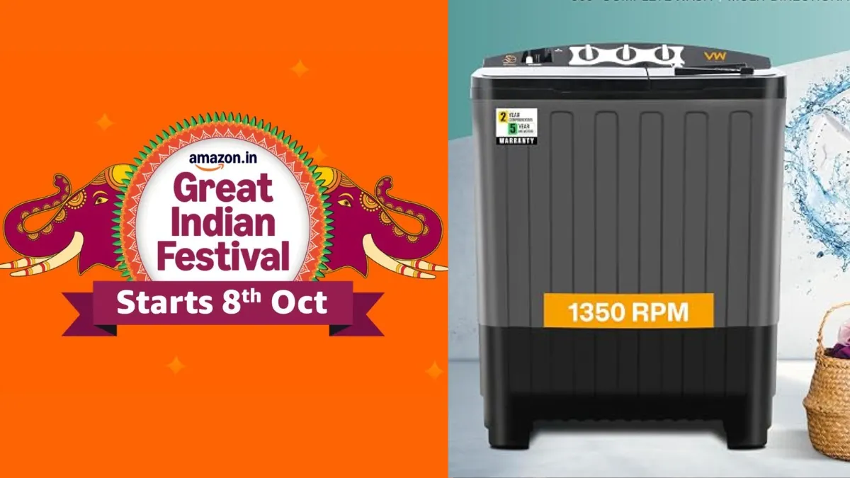 Amazon Great Indian Festival Sale 2026: Explore 5 Early Deals on Top Semi-Automatic Washing Machines