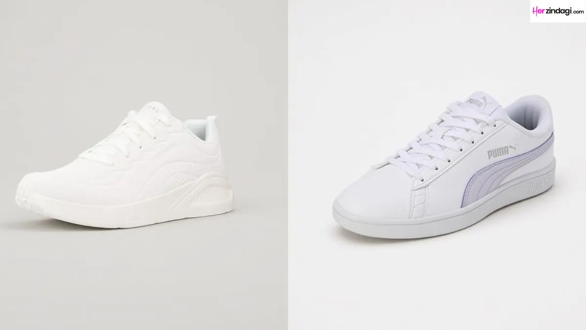 Simple Yet Stylish White Sneakers For Women