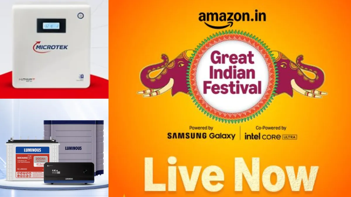 Home Inverter & Battery Set Deals On Great Indian Festival Sale 2026