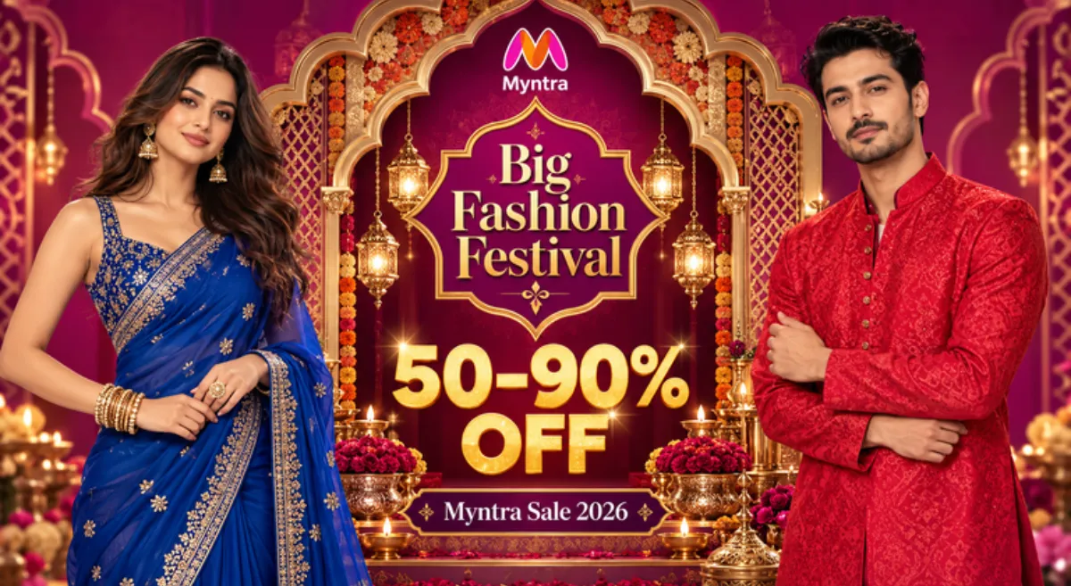 Myntra Big Fashion Festival Sale 2026: Home Decor Items Like Floor Lamps, Light Candles, And More