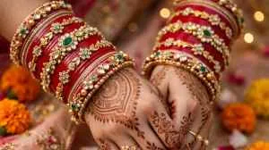 Red Bangle Sets for a Traditional Karwa Chauth Look