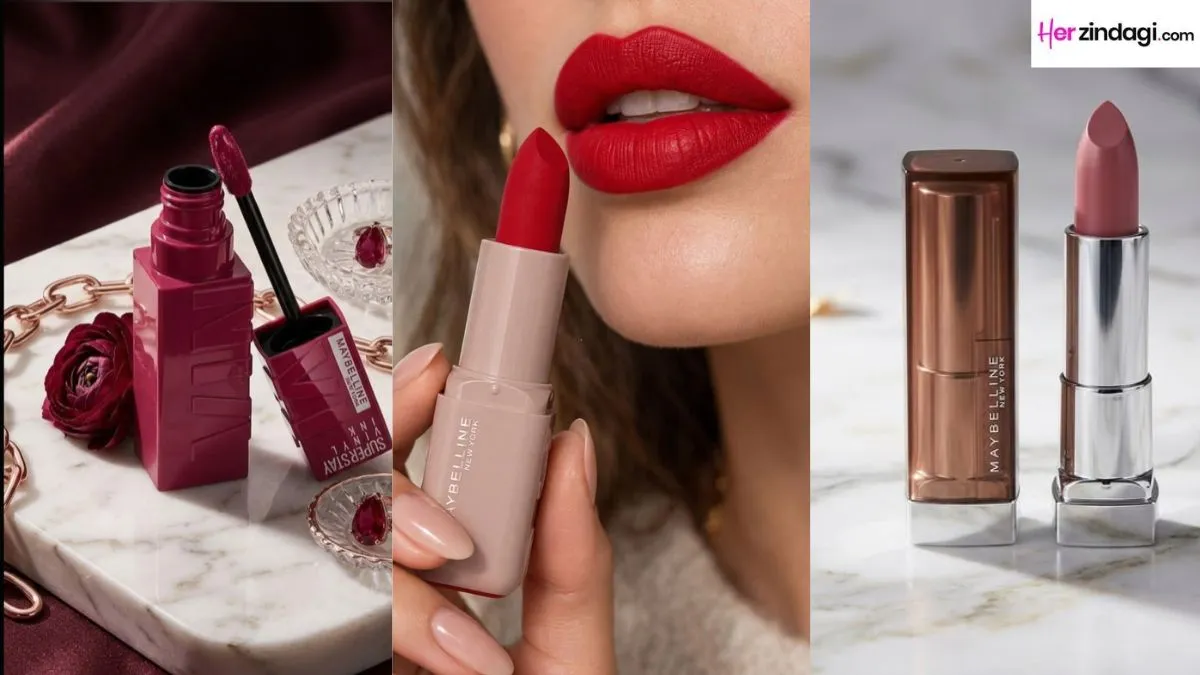 5 Lightweight Maybelline Lipsticks Under ₹499